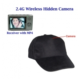 2.4GHz FM wireless Hat Hidden Camera